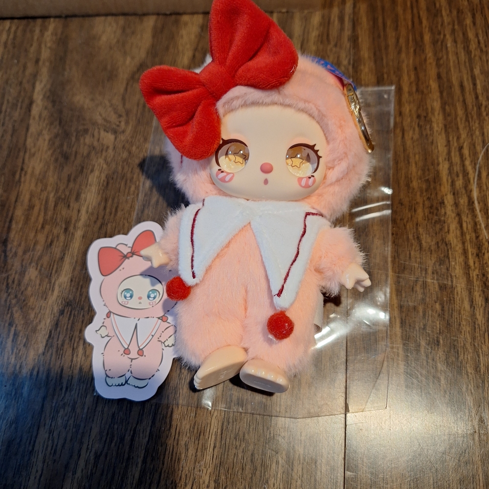 Cute Plush Cat Keychain